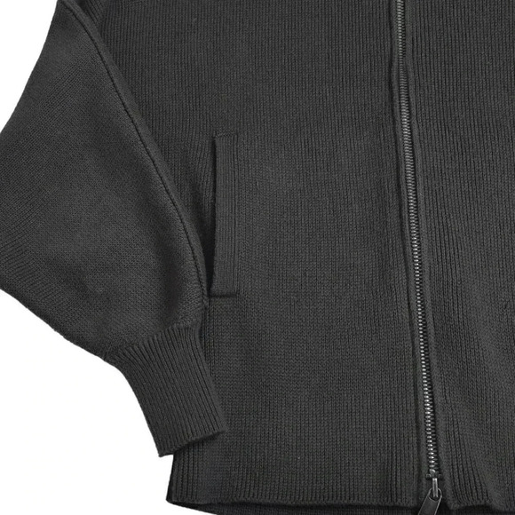 Athleta Aurora Dolman  Full Zip Knit Sweater Olive Army Green Size XS - Picture 5 of 14